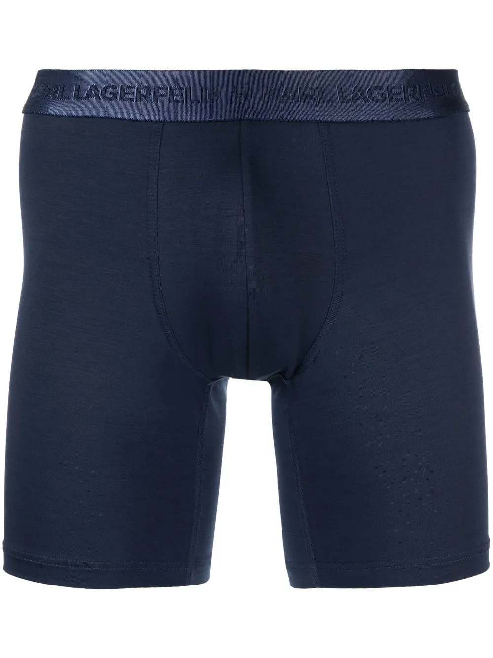 

Karl Lagerfeld x3 logo-waistband briefs - Blue