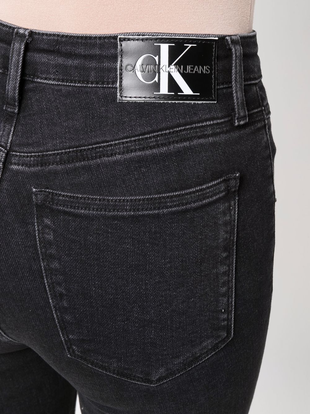 фото Calvin klein jeans джинсы скинни с завышенной талией