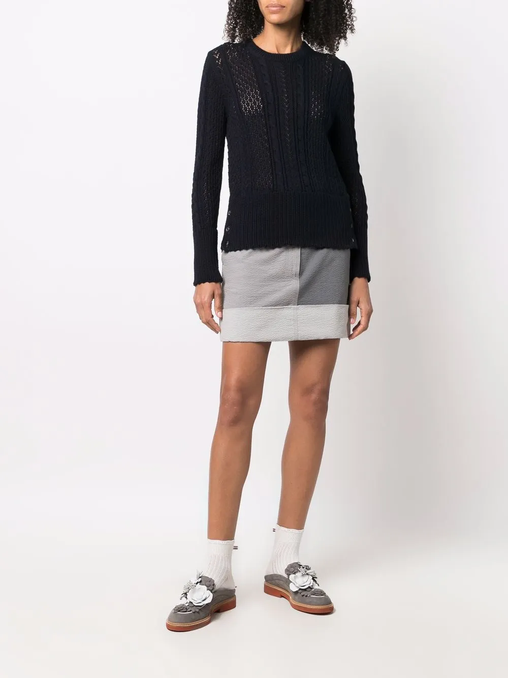 Thom Browne Trui met knopen - Blauw