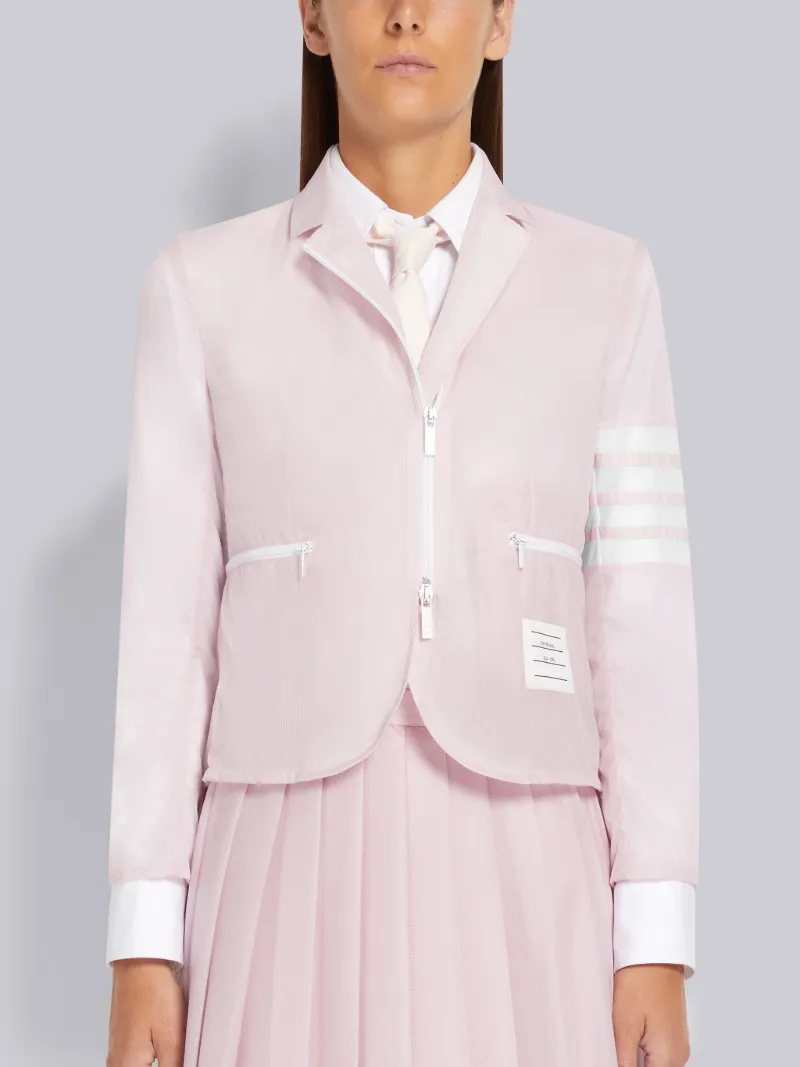 Light Pink Sheer Nylon Ripstop 4-Bar 