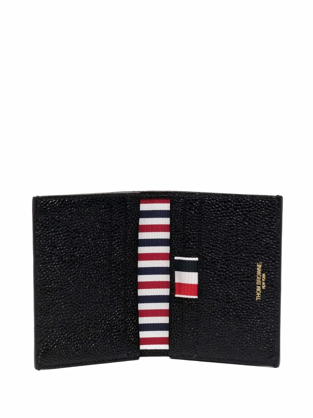  Thom Browne Kartenetui Mit Rwb Streifen   Schwarz 