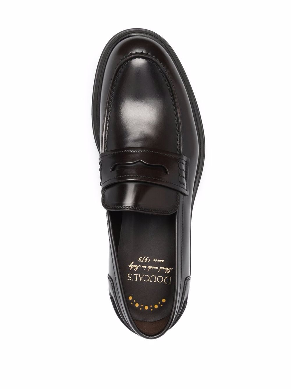 фото Doucal's leather penny loafers