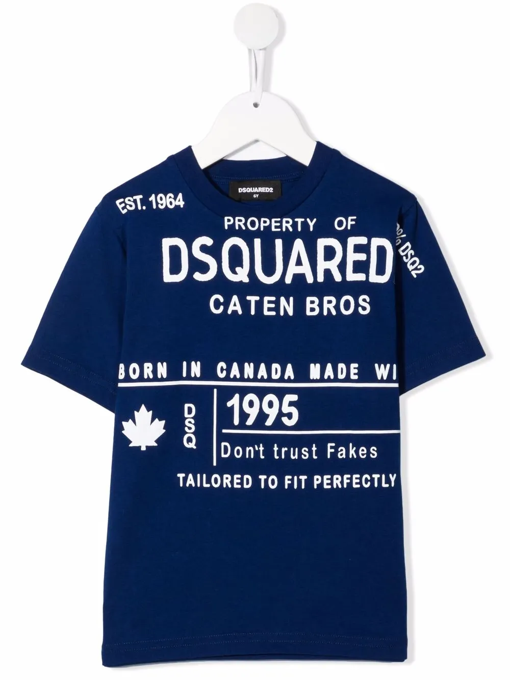 

Dsquared2 Kids logo-print T-shirt - Blue