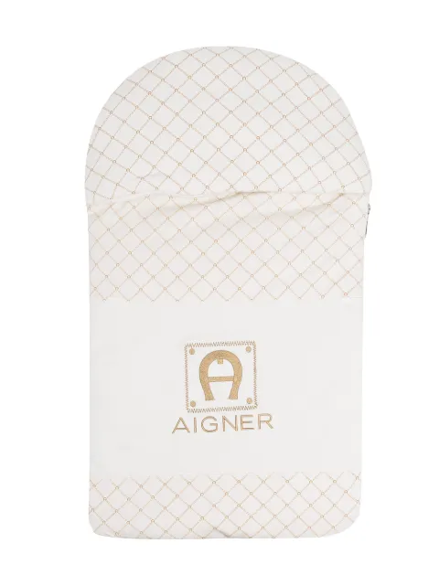 Aigner Kids monogram-print sleep bag