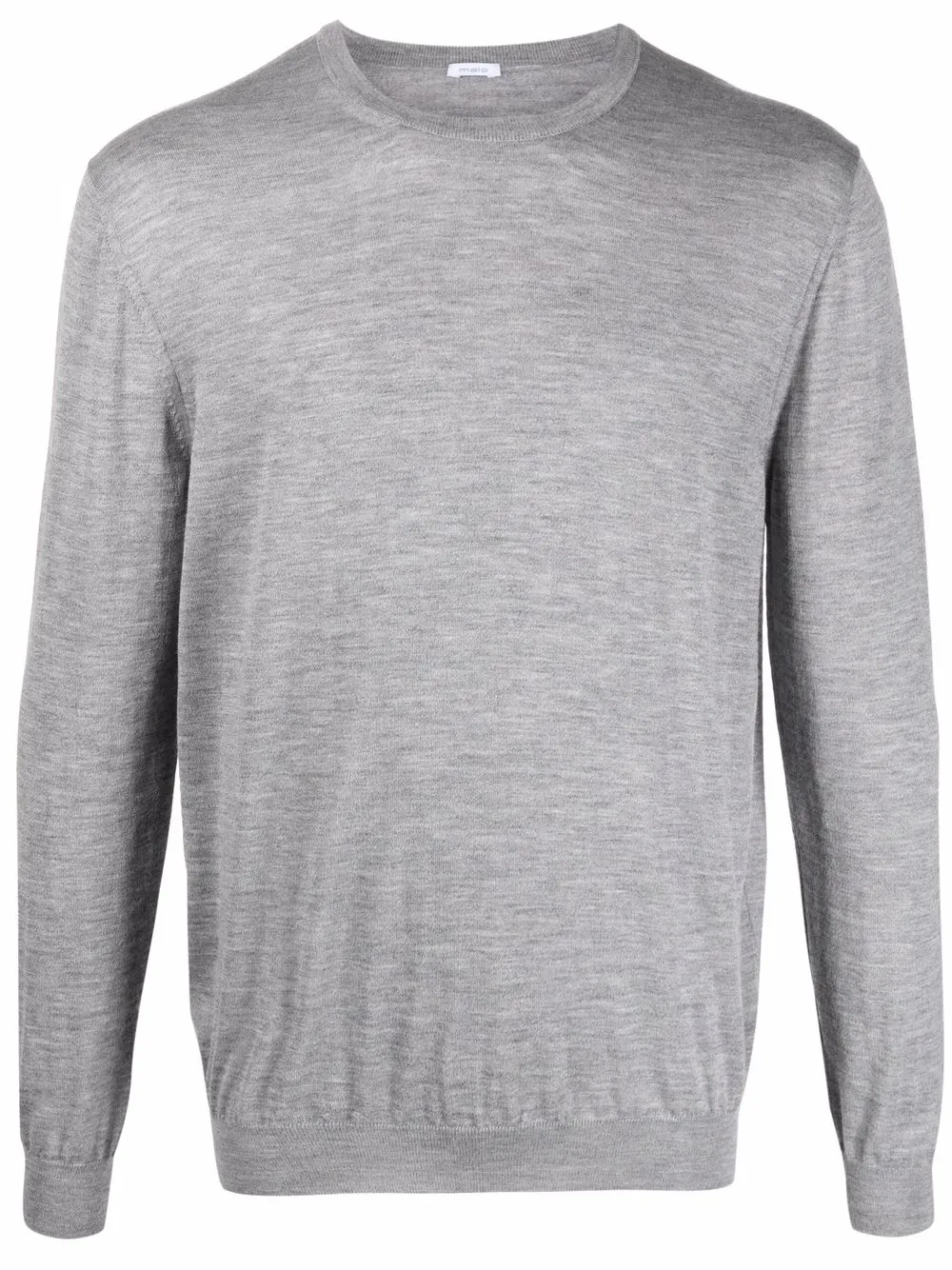 

Malo fine knit cashmere jumper - Grey