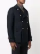 Tagliatore double-breasted wool blend coat
