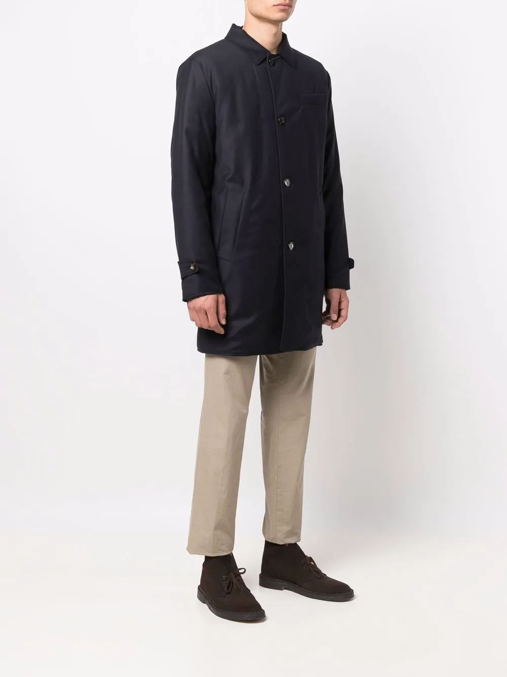 фото Kired однобортное пальто длины миди