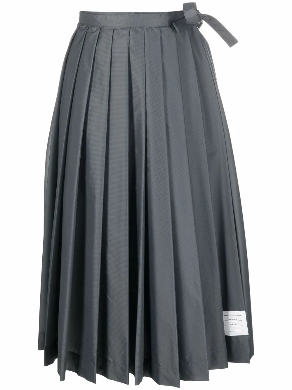 

Thom Browne falda midi plisada - Gris