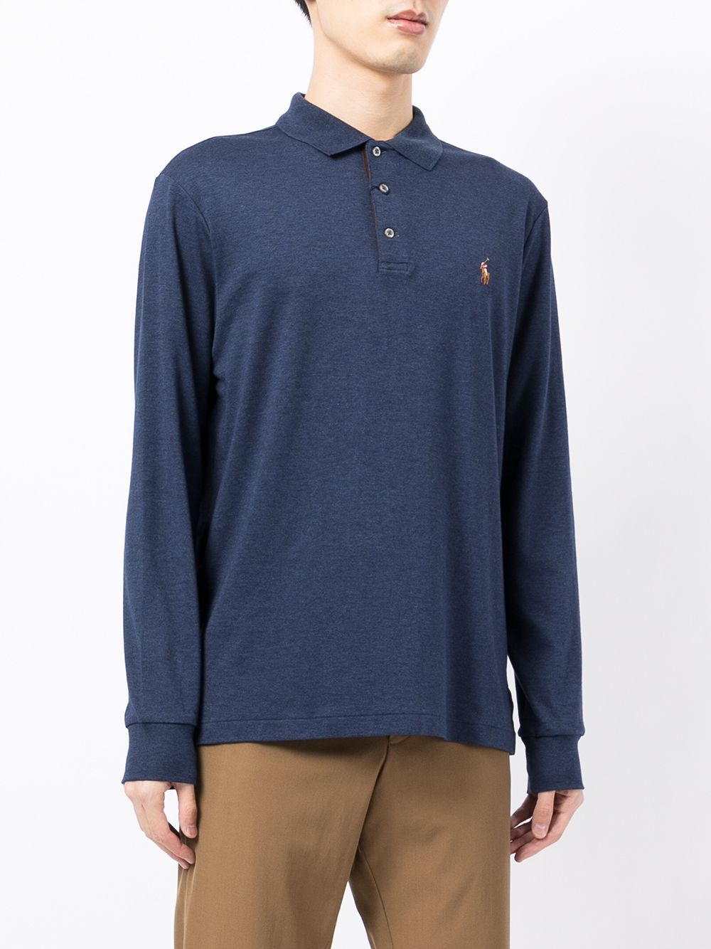 Polo Ralph Lauren logo-embroidered long-sleeve polo shirt Men