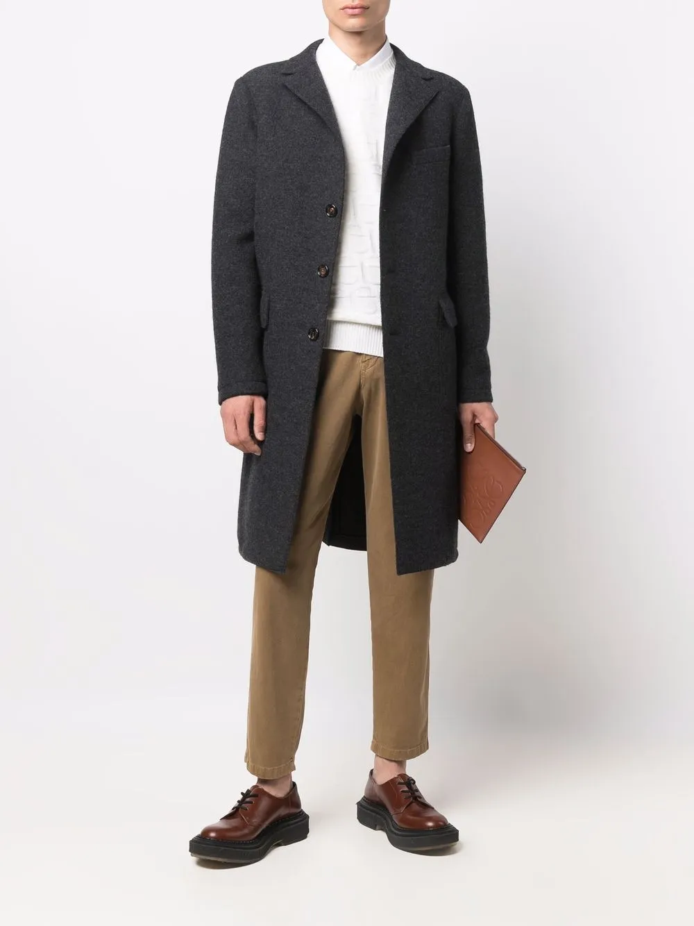 Eleventy jacquard-logo knitted jumper | Knitted Sweaters | Image 2