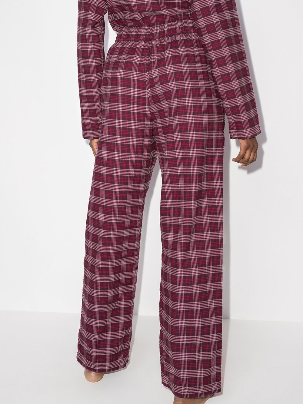 фото Tekla пижамные брюки прямого кроя