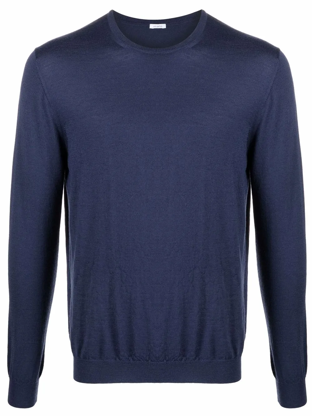 

Malo fine knit cashmere jumper - Blue