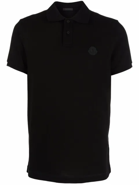Moncler tricolour-detail polo shirt