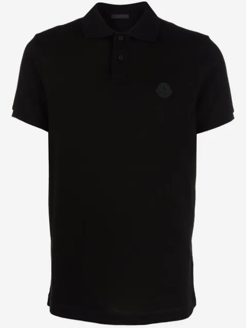 Moncler tricolour-detail polo shirt