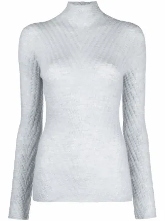 Maglione collo alto in puro cashmere | EMPORIO ARMANI Uomo