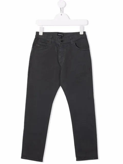 Emporio Armani Kids mid-rise skinny jeans