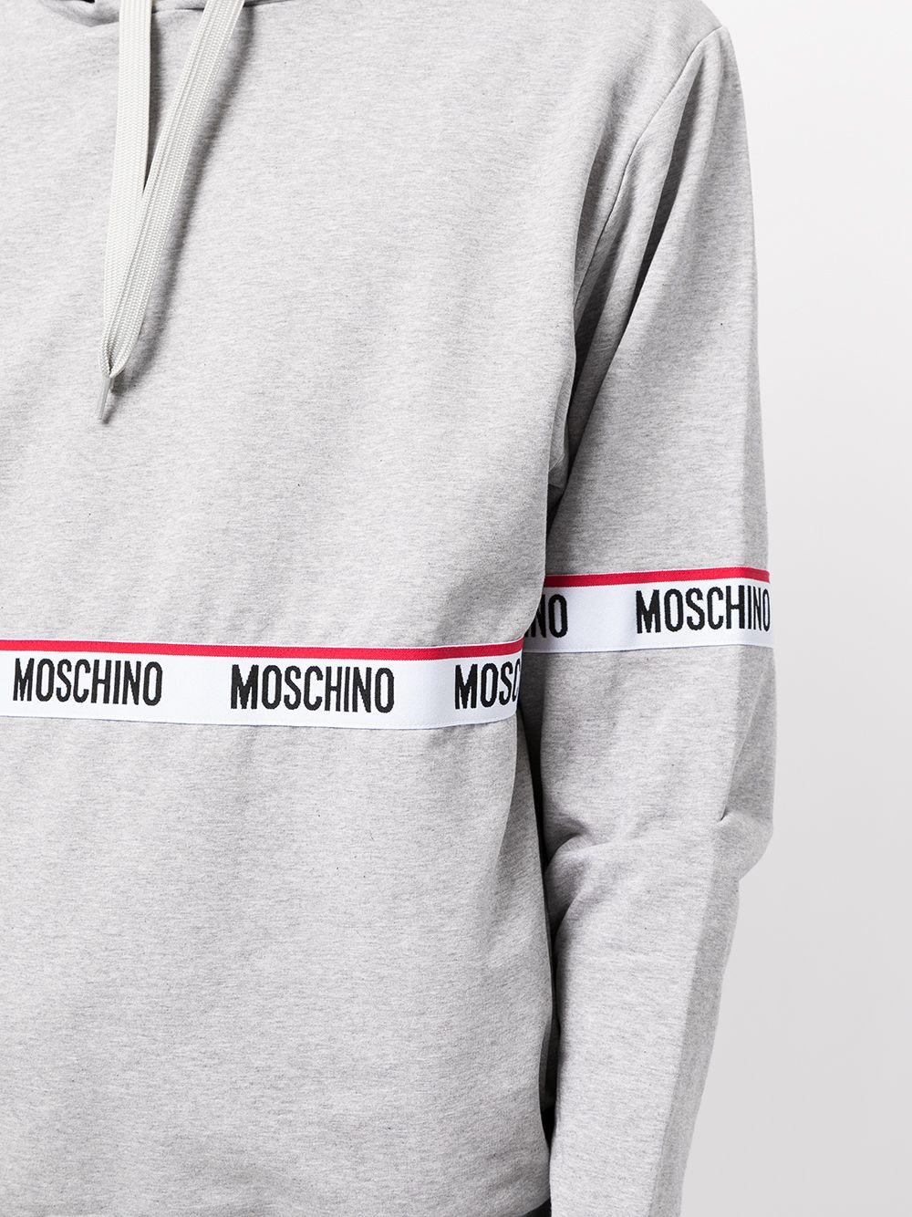 фото Moschino худи с кулиской и логотипом