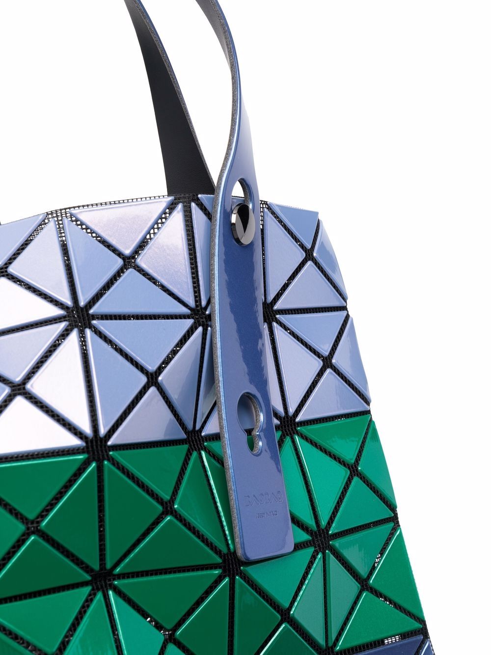 фото Bao bao issey miyake сумка-тоут prim с эффектом металлик