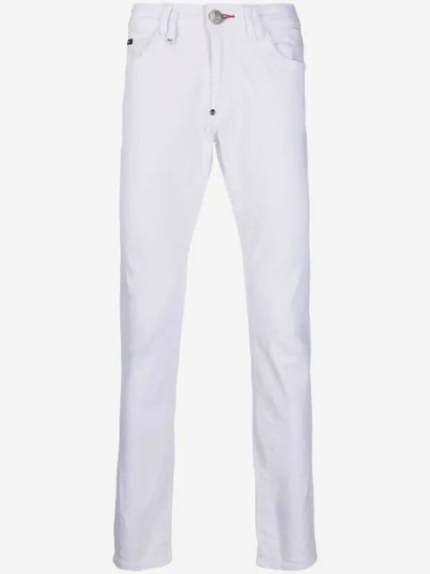 Philipp Plein logo slim-fit jeans 