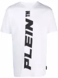 Philipp Plein vertical logo print T-shirt - White