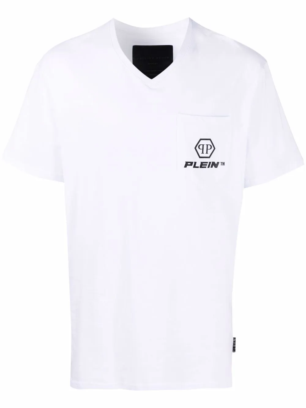 

Philipp Plein playera con logo estampado - Blanco