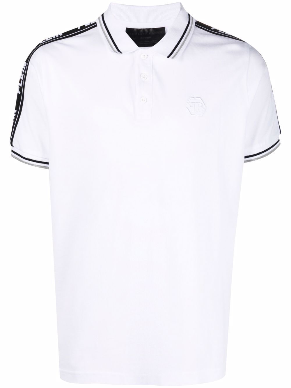 Philipp Plein logo-tape Detail Polo Shirt - Farfetch