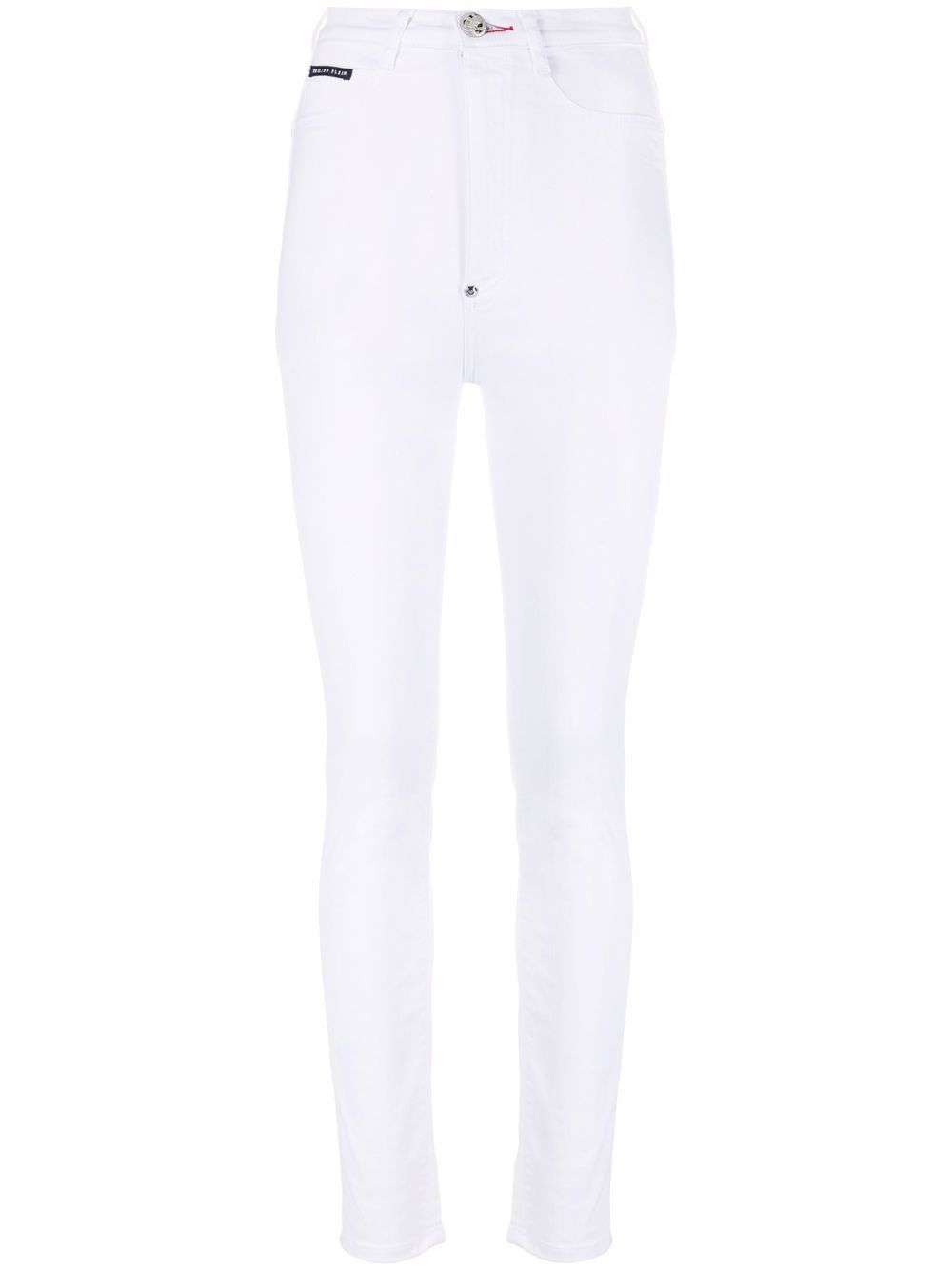 

Philipp Plein jeggins de talle alto - Blanco