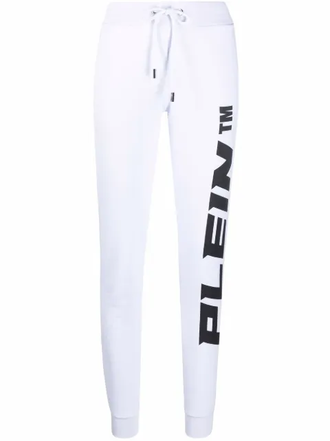 Philipp Plein logo-print cotton joggers