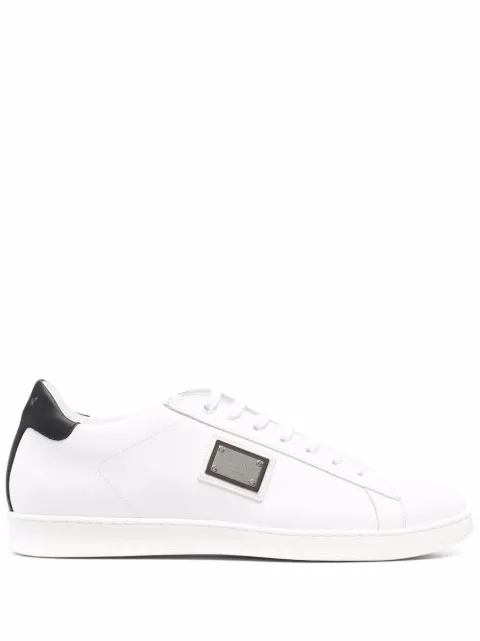 Philipp Plein leather low-top sneakers