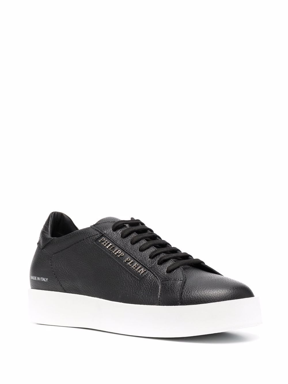 Philipp Plein Leren sneakers - Zwart