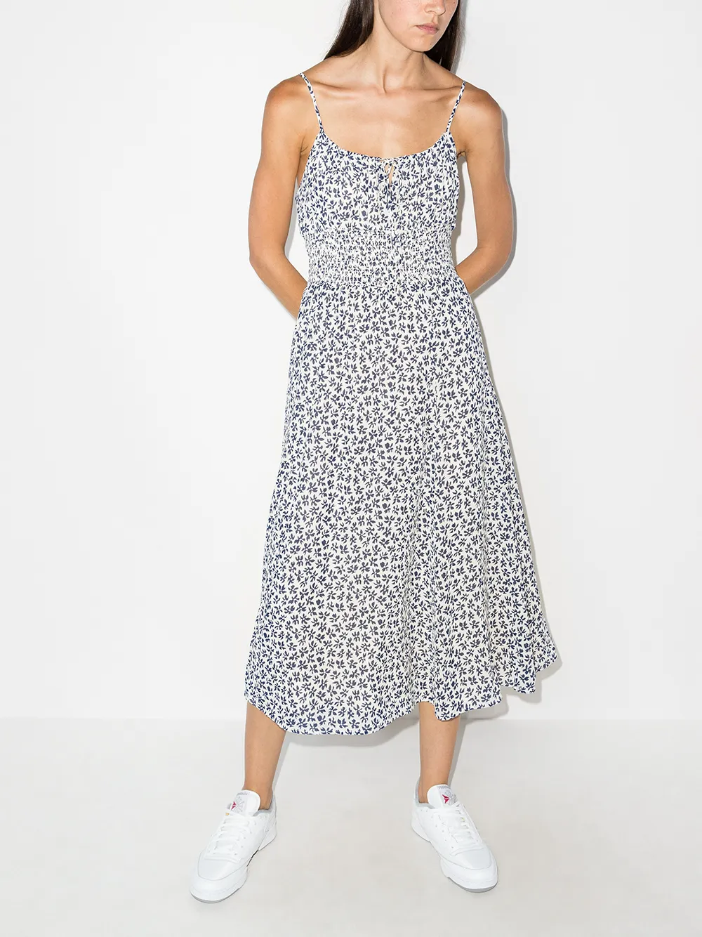 Image 2 of Reformation Bran floral print midi dress