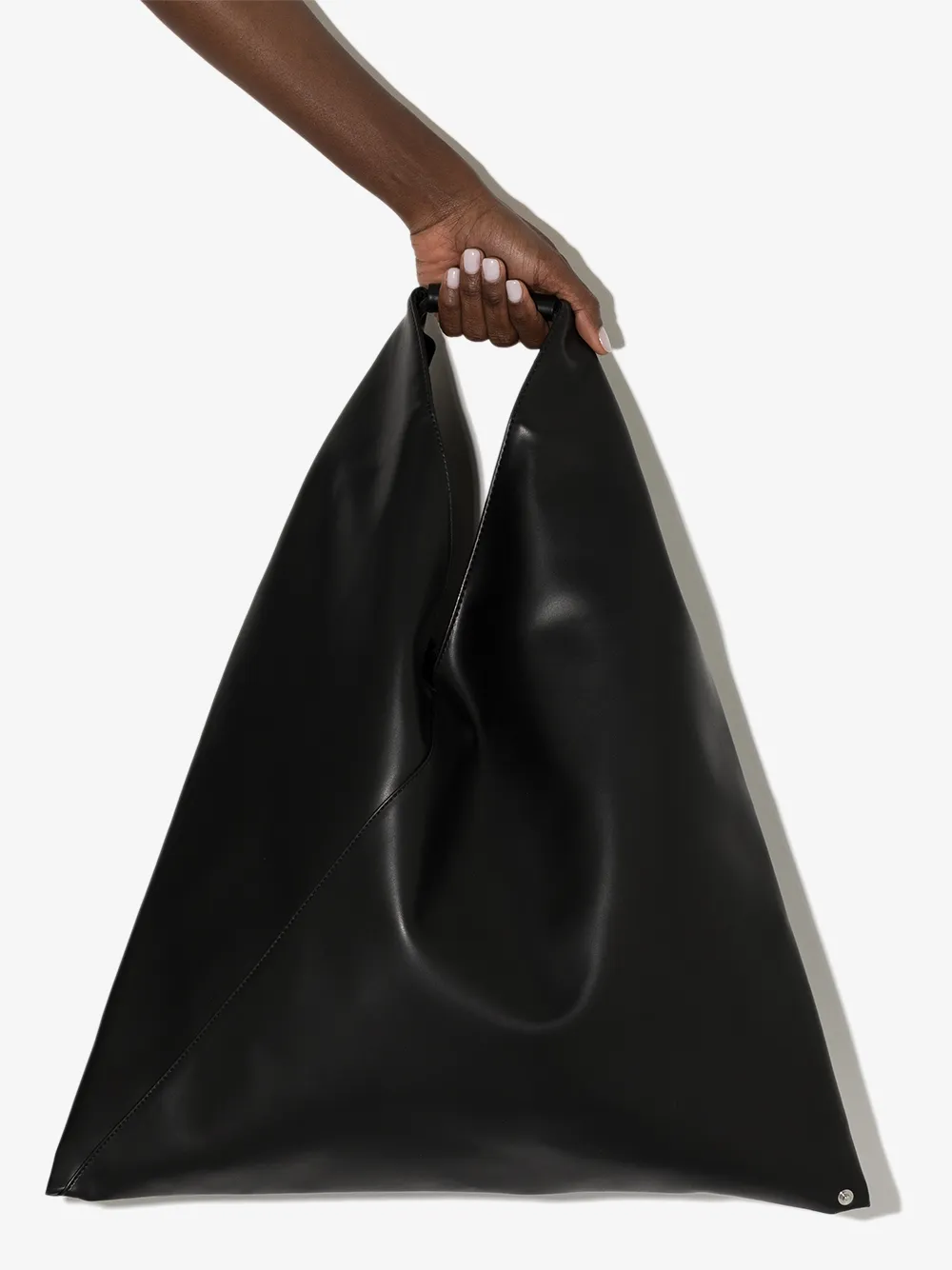 Shop Mm6 Maison Margiela Medium Classic Japanese Tote Bag In Schwarz