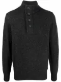 Barbour button-down pullover wool jumper - Grey