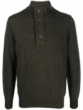Barbour funnel-neck Wool Jumper - Farfetch
