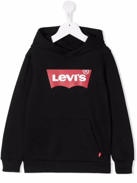 Levi's Kids logo-print oversized hoodie