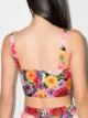 Borgo De Nor Didi floral-print crop top
