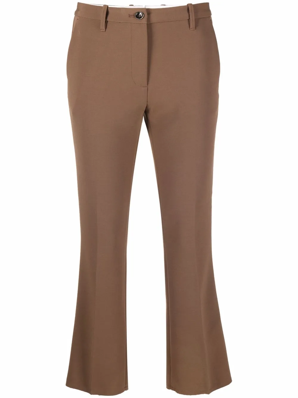 Nine In The Morning Cropped broek Bruin