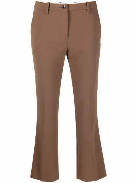Nine In The Morning Romer cropped trousers