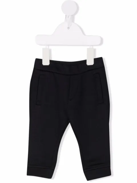 Emporio Armani Kids embroidered logo track pants