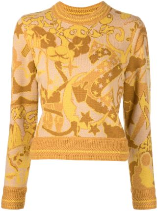 Louis Vuitton Monogram Monogram Flower Jacquard Crewneck