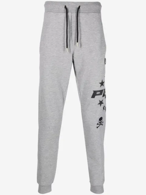 Philipp Plein pants con cordones en la pretina y logo