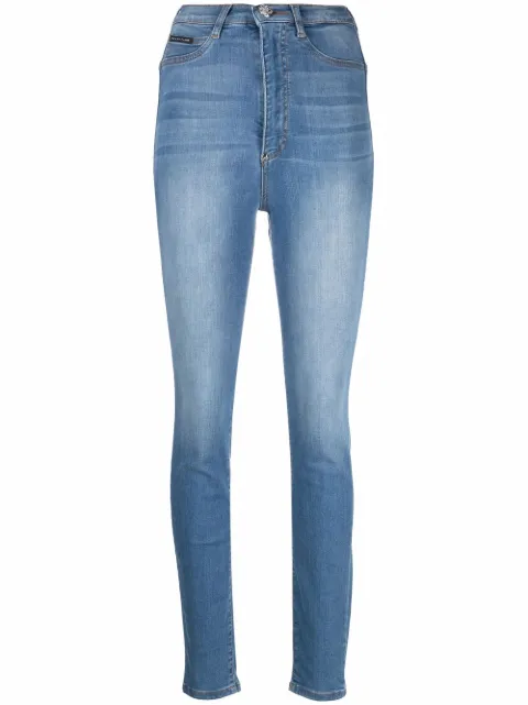 Philipp Plein Super high-waist skinny jeans