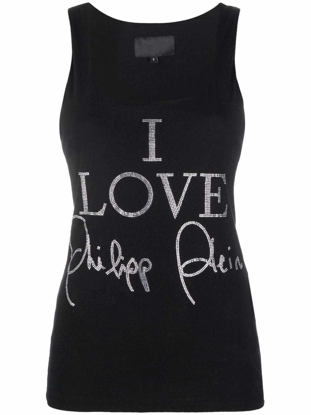 Image 1 of Philipp Plein crystal-embellished tank top