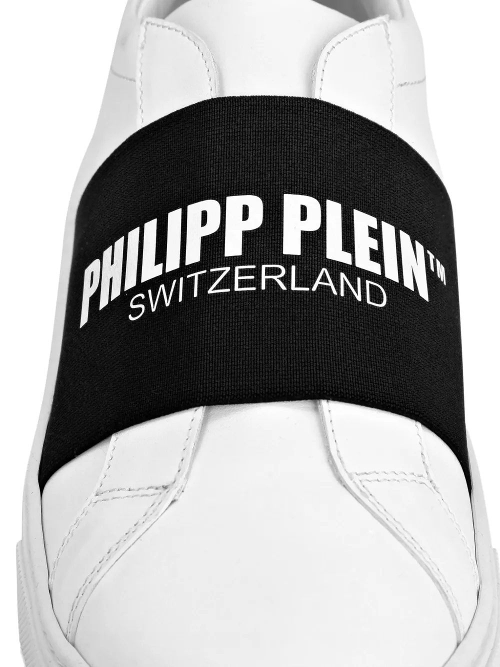 Philipp Plein Sneakers met logobandje Wit