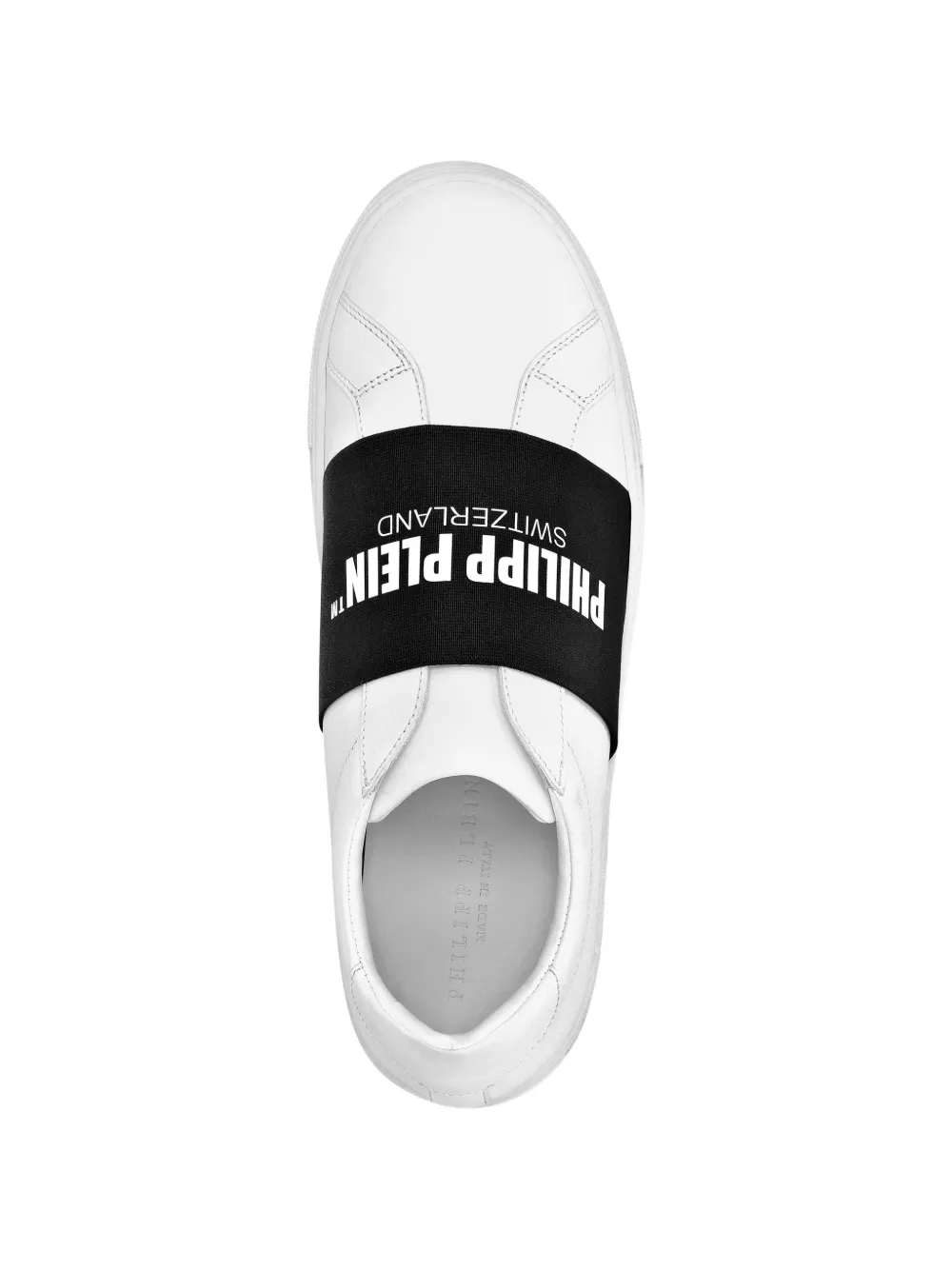 Philipp Plein Sneakers met logobandje Wit