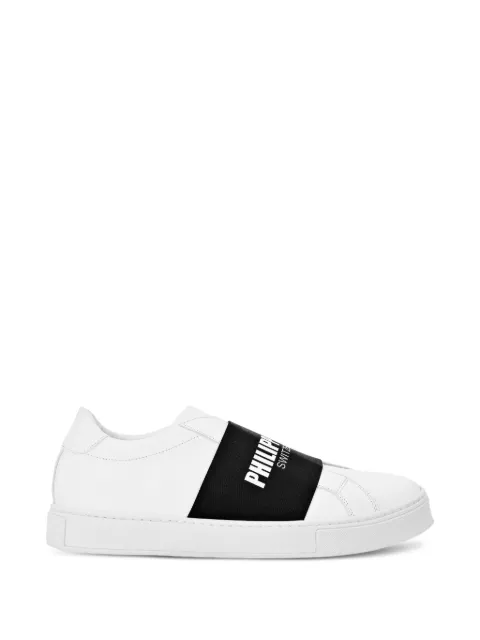 Philipp Plein logo slip-on sneakers