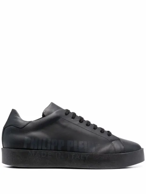 Philipp Plein leather low-top sneakers
