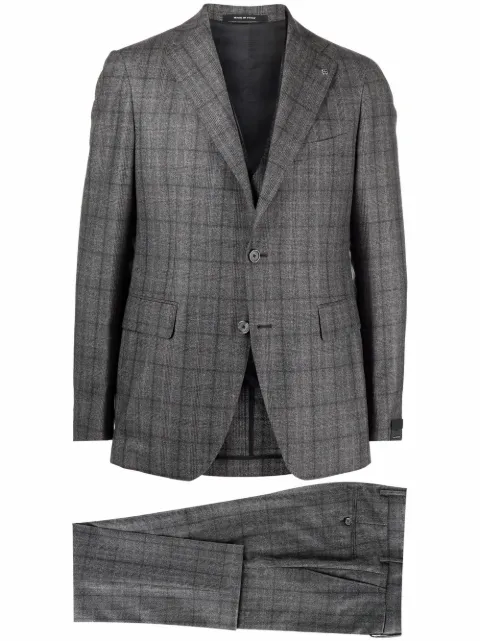 Tagliatore check two-piece suit for men | 3SVS22B01390014 at Farfetch.com Tagliatore Check two-piece Suit - Farfetch