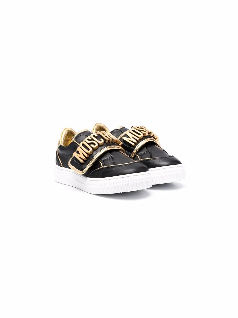 фото Moschino kids кроссовки с логотипом