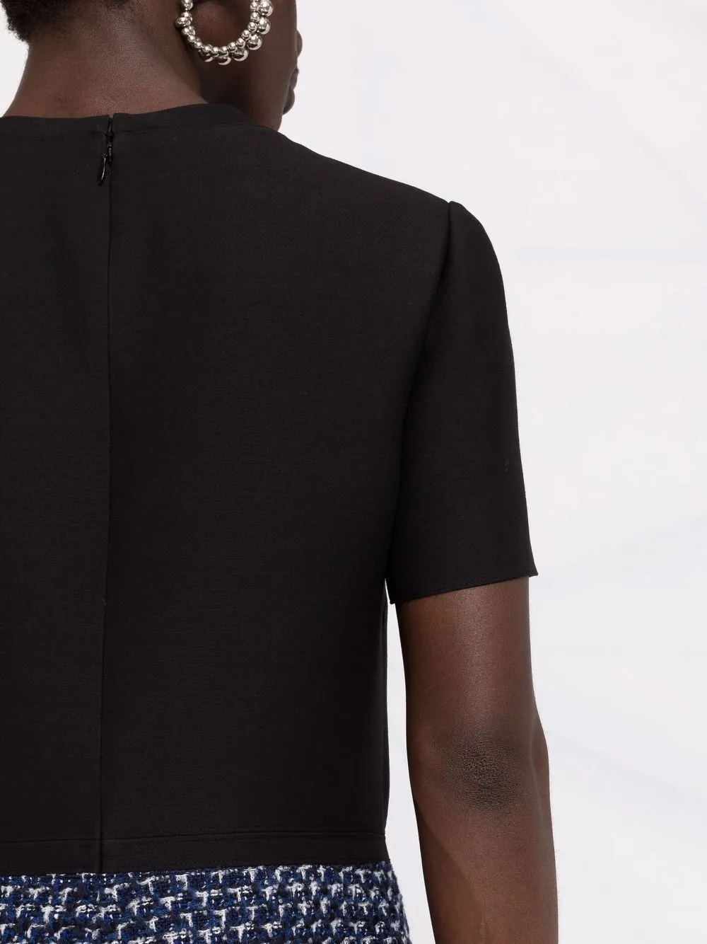 фото Valentino твидовое платье a-силуэта